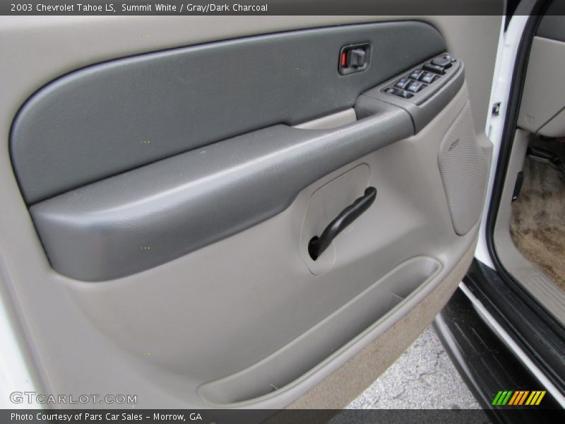 Summit White / Gray/Dark Charcoal 2003 Chevrolet Tahoe LS