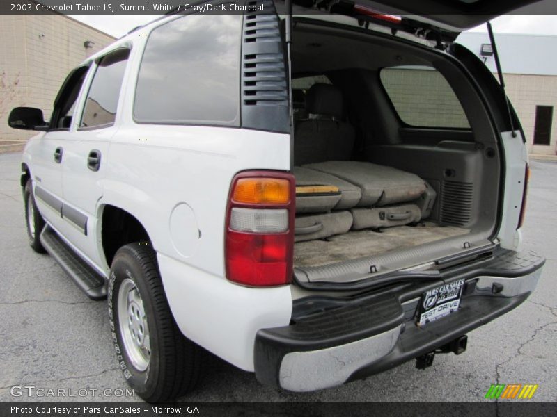 Summit White / Gray/Dark Charcoal 2003 Chevrolet Tahoe LS