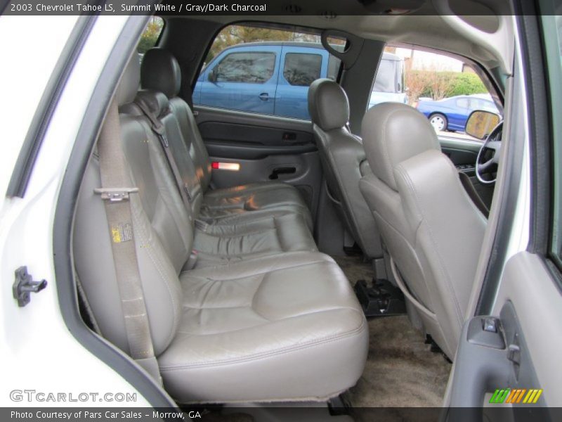 Summit White / Gray/Dark Charcoal 2003 Chevrolet Tahoe LS
