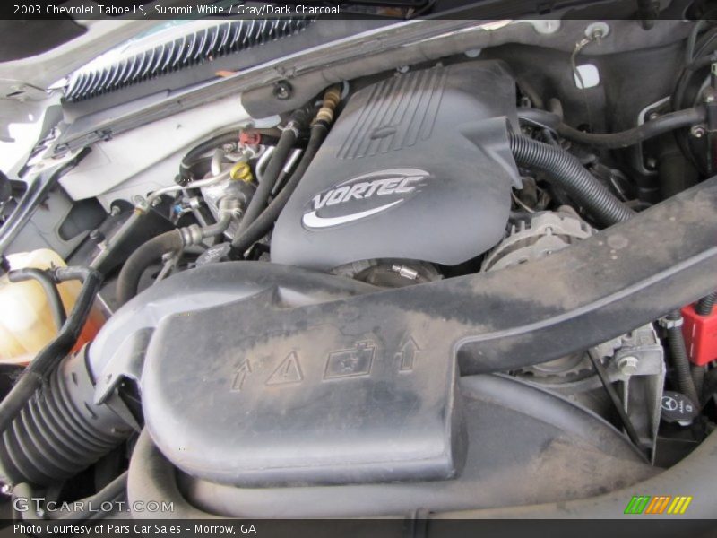 Summit White / Gray/Dark Charcoal 2003 Chevrolet Tahoe LS
