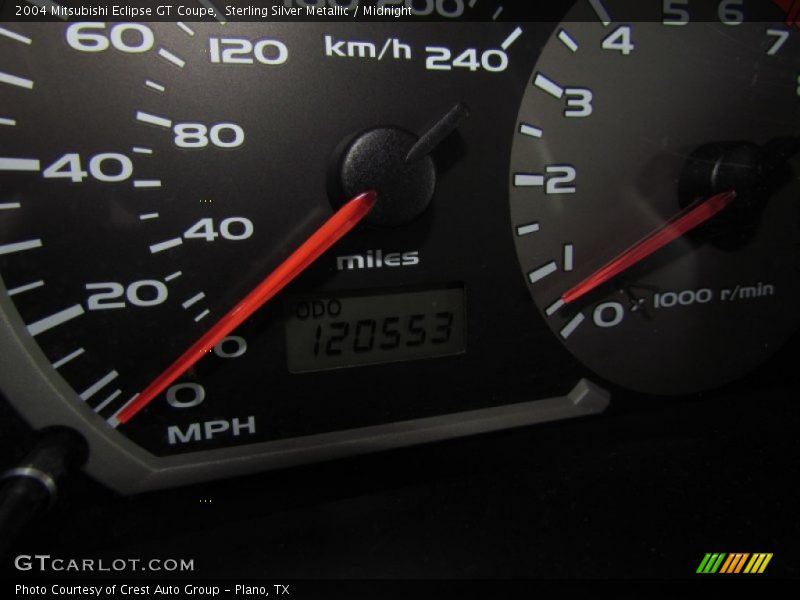 Sterling Silver Metallic / Midnight 2004 Mitsubishi Eclipse GT Coupe