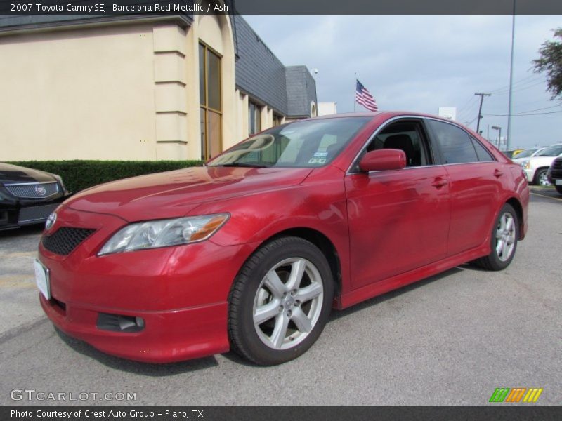 Barcelona Red Metallic / Ash 2007 Toyota Camry SE