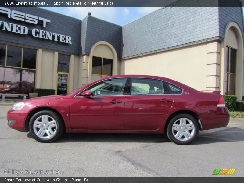 Sport Red Metallic / Neutral Beige 2006 Chevrolet Impala LT