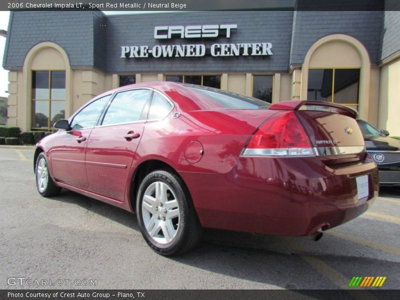 Sport Red Metallic / Neutral Beige 2006 Chevrolet Impala LT