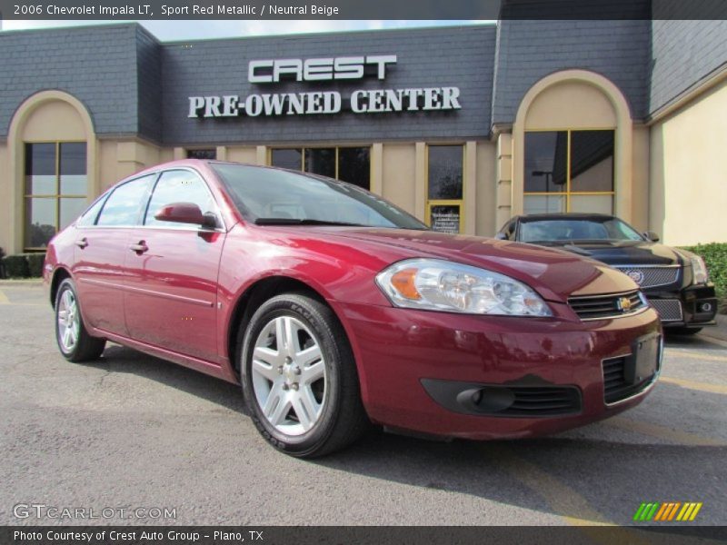 Sport Red Metallic / Neutral Beige 2006 Chevrolet Impala LT