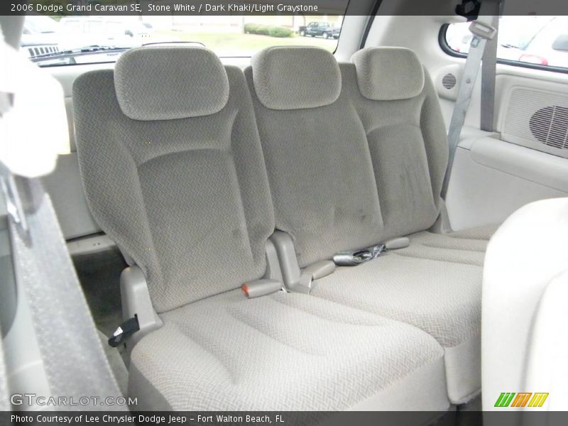 Stone White / Dark Khaki/Light Graystone 2006 Dodge Grand Caravan SE