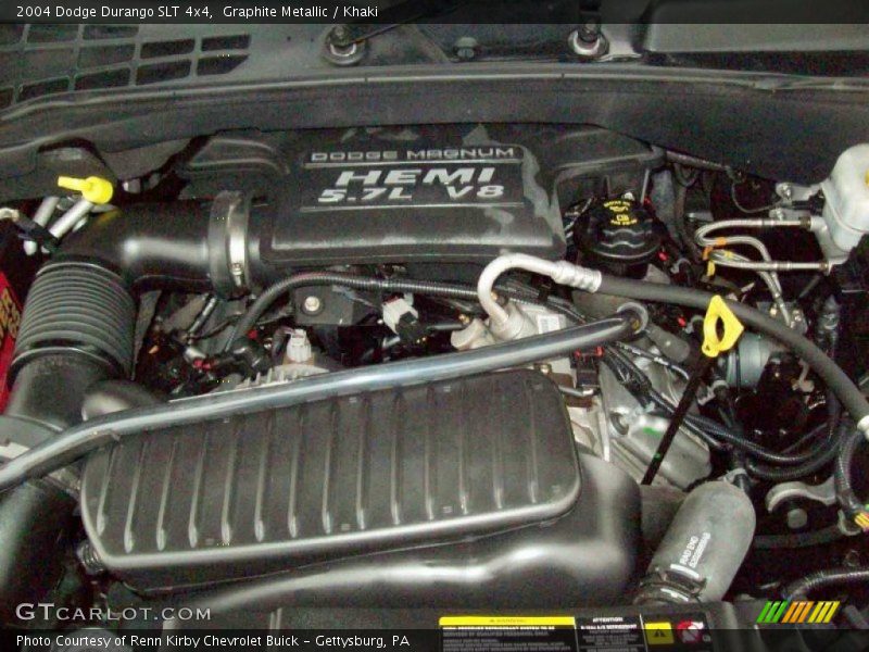 Graphite Metallic / Khaki 2004 Dodge Durango SLT 4x4