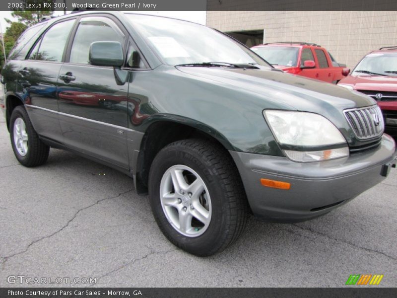 Woodland Green Pearl / Ivory 2002 Lexus RX 300