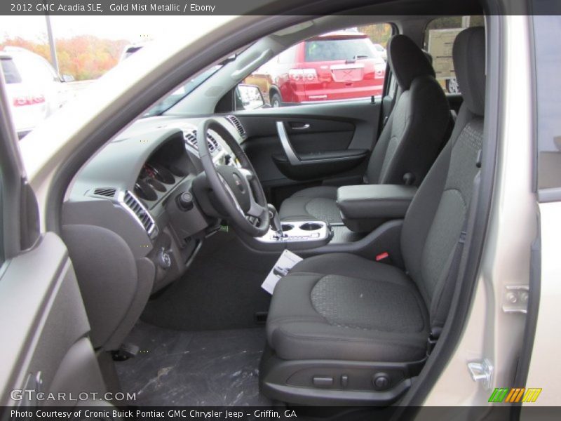 Gold Mist Metallic / Ebony 2012 GMC Acadia SLE