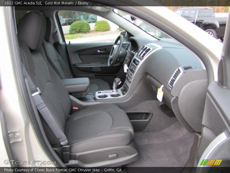 Gold Mist Metallic / Ebony 2012 GMC Acadia SLE