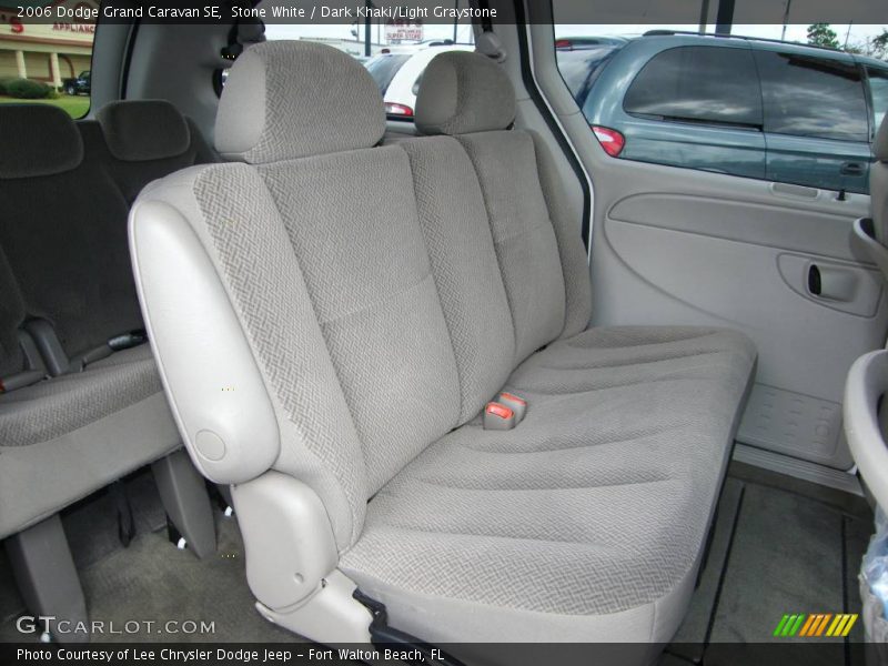 Stone White / Dark Khaki/Light Graystone 2006 Dodge Grand Caravan SE