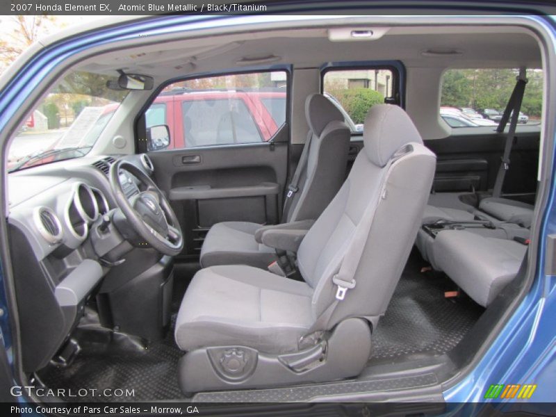  2007 Element EX Black/Titanium Interior
