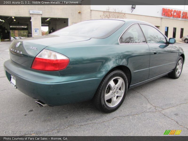 Noble Green Metallic / Parchment 2003 Acura CL 3.2