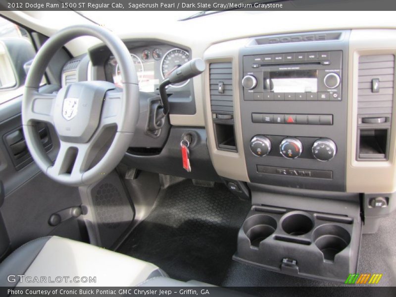 Sagebrush Pearl / Dark Slate Gray/Medium Graystone 2012 Dodge Ram 1500 ST Regular Cab