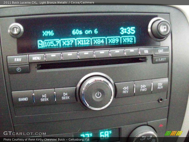 Audio System of 2011 Lucerne CXL