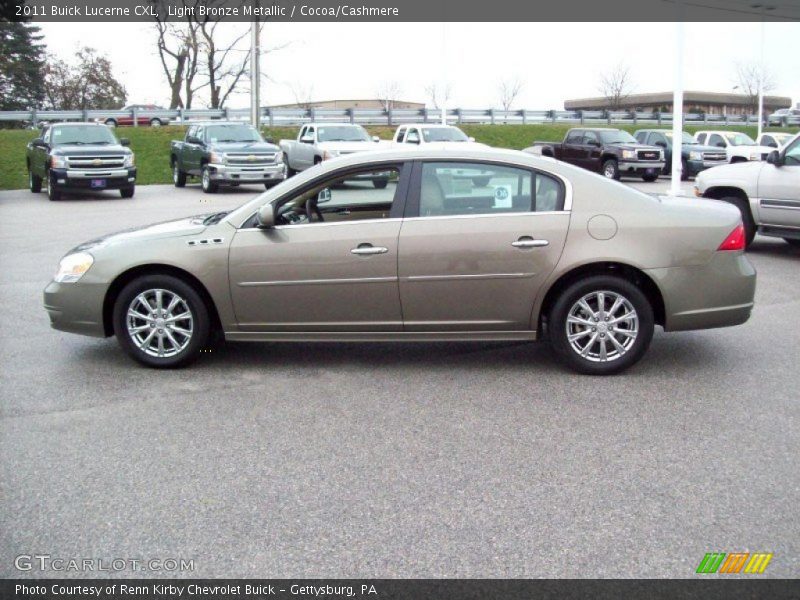 Light Bronze Metallic / Cocoa/Cashmere 2011 Buick Lucerne CXL