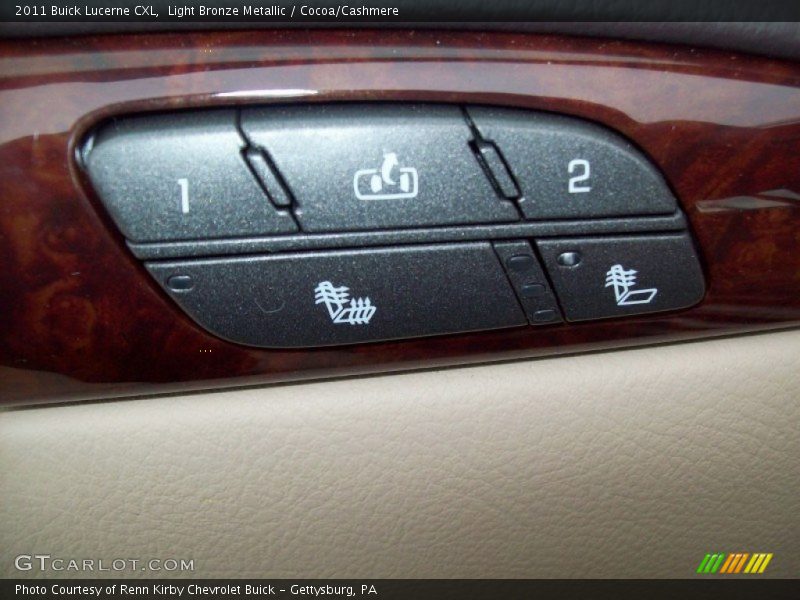 Light Bronze Metallic / Cocoa/Cashmere 2011 Buick Lucerne CXL