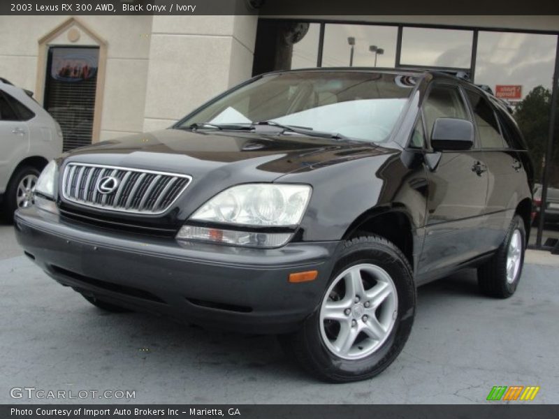 Black Onyx / Ivory 2003 Lexus RX 300 AWD