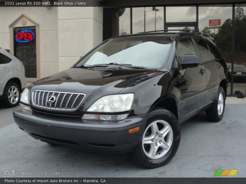 Black Onyx / Ivory 2003 Lexus RX 300 AWD