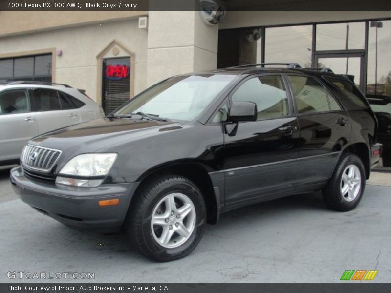 Black Onyx / Ivory 2003 Lexus RX 300 AWD