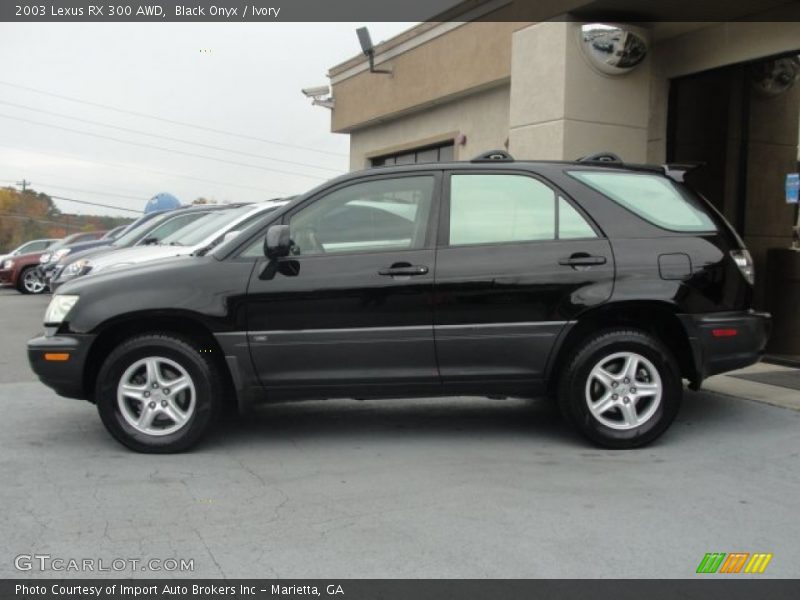 Black Onyx / Ivory 2003 Lexus RX 300 AWD