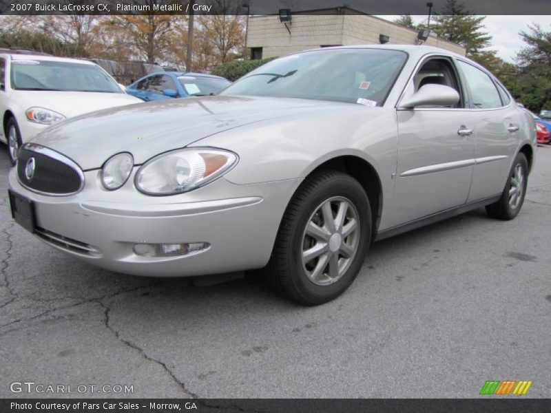 Platinum Metallic / Gray 2007 Buick LaCrosse CX