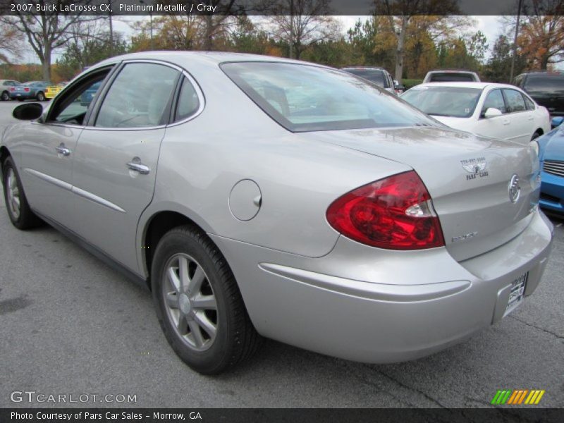 Platinum Metallic / Gray 2007 Buick LaCrosse CX