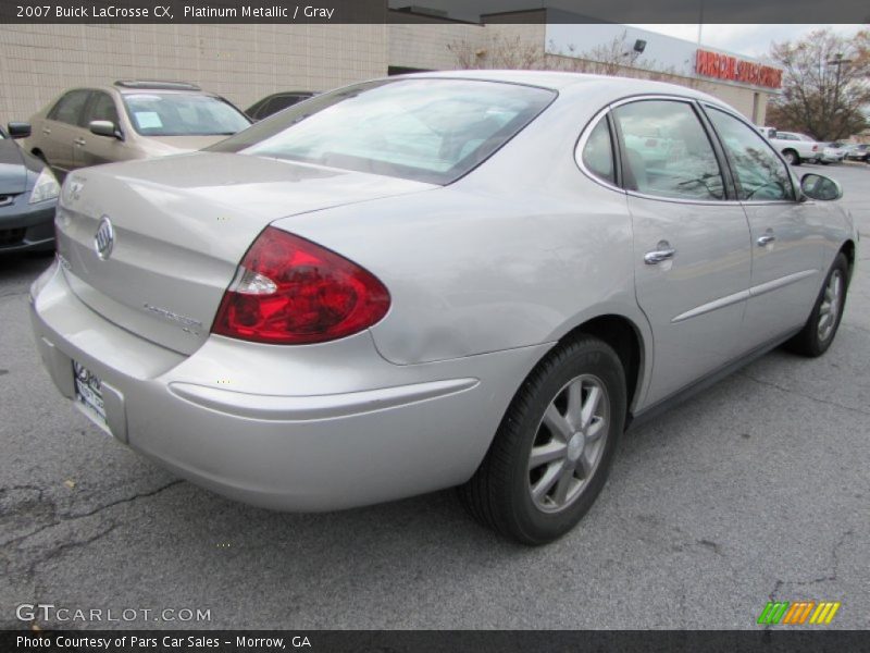 Platinum Metallic / Gray 2007 Buick LaCrosse CX