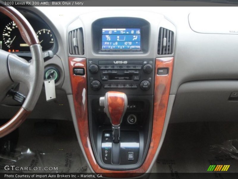 Black Onyx / Ivory 2003 Lexus RX 300 AWD