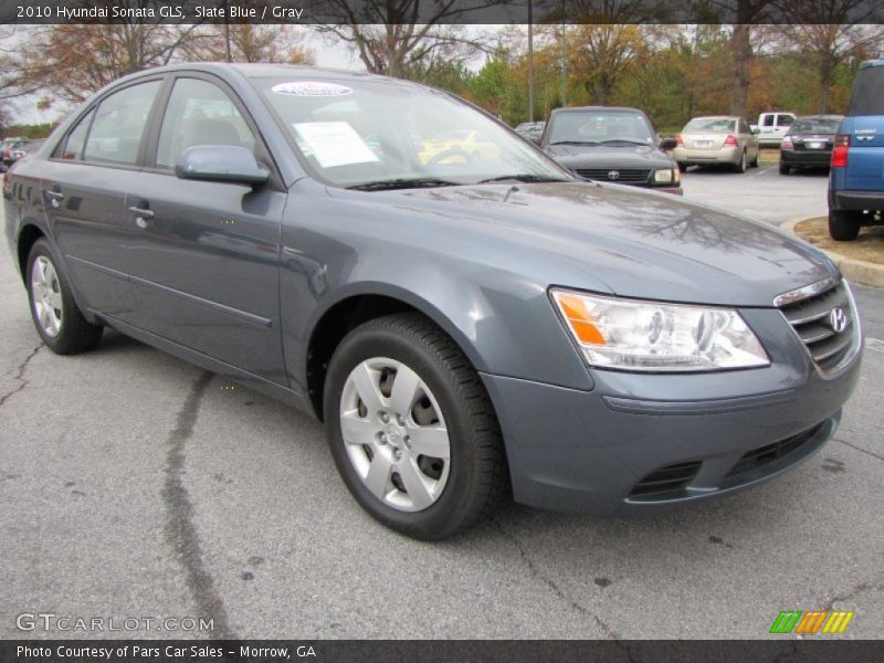 Slate Blue / Gray 2010 Hyundai Sonata GLS