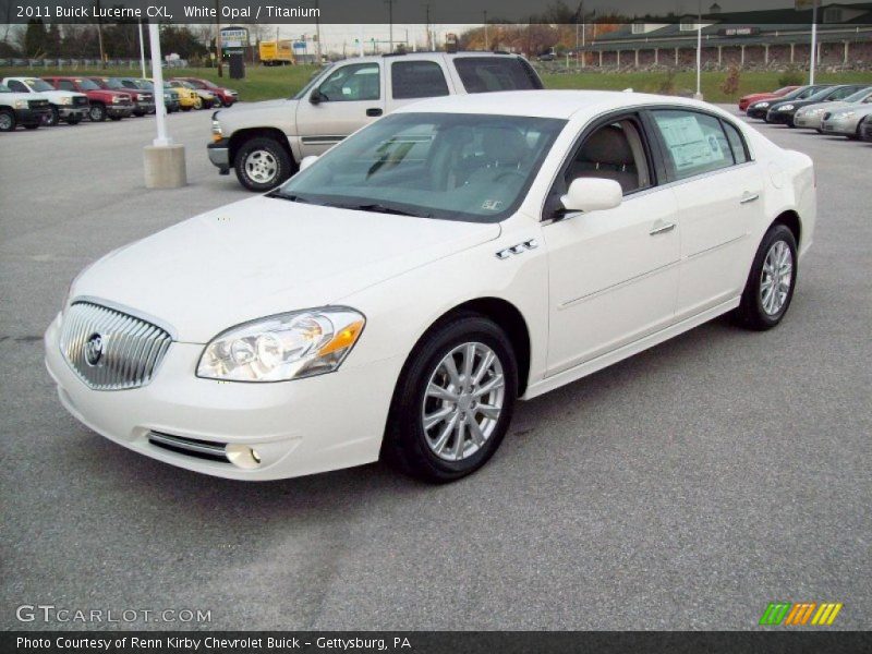 White Opal / Titanium 2011 Buick Lucerne CXL