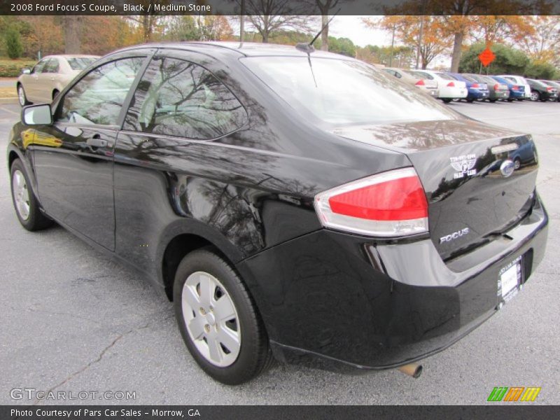 Black / Medium Stone 2008 Ford Focus S Coupe