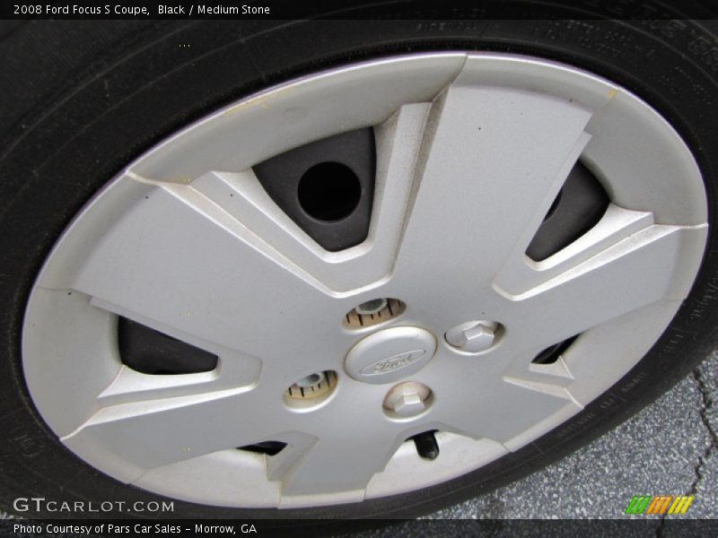 Black / Medium Stone 2008 Ford Focus S Coupe