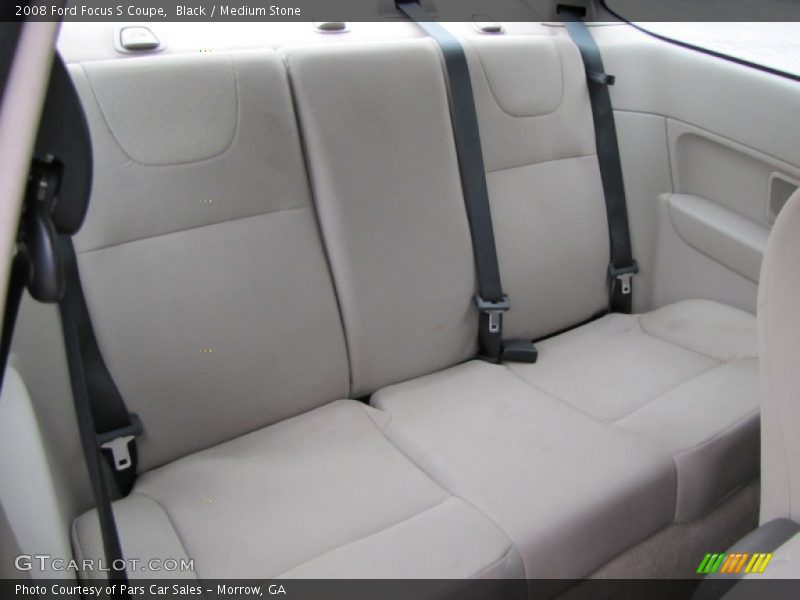 Black / Medium Stone 2008 Ford Focus S Coupe