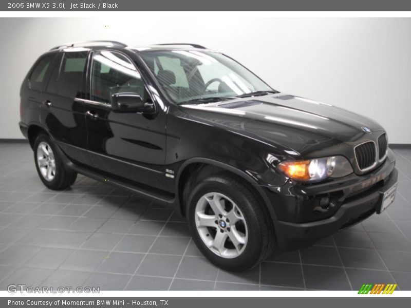Jet Black / Black 2006 BMW X5 3.0i