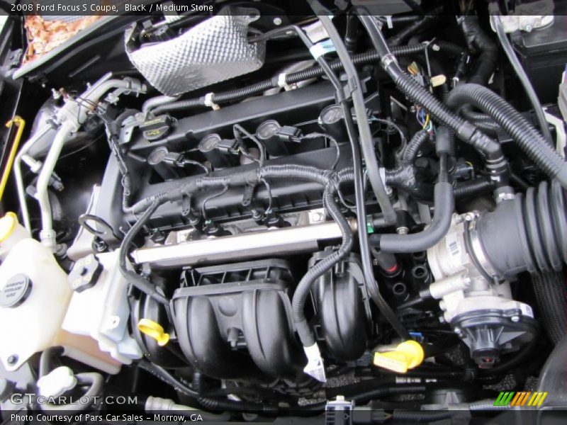 Black / Medium Stone 2008 Ford Focus S Coupe