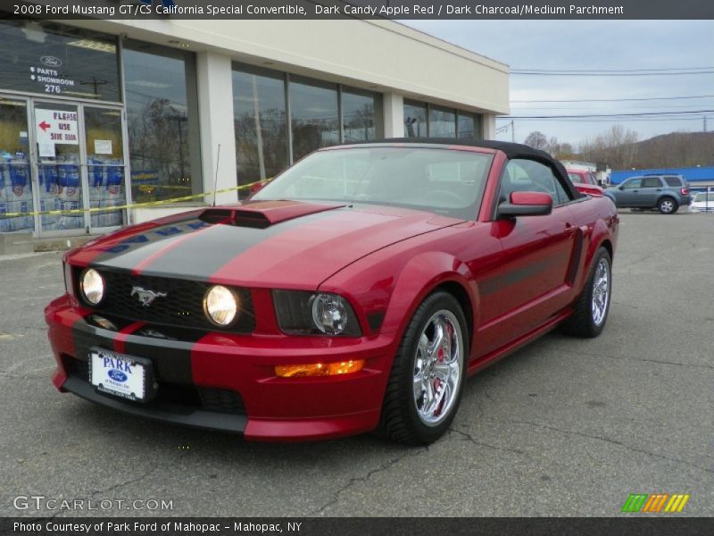 Dark Candy Apple Red / Dark Charcoal/Medium Parchment 2008 Ford Mustang GT/CS California Special Convertible