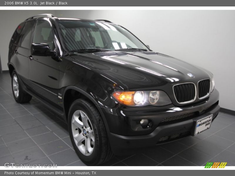 Jet Black / Black 2006 BMW X5 3.0i