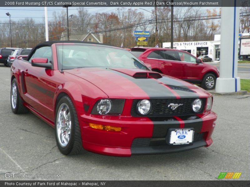 Dark Candy Apple Red / Dark Charcoal/Medium Parchment 2008 Ford Mustang GT/CS California Special Convertible