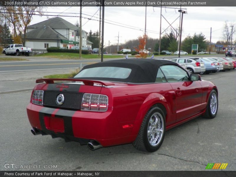 Dark Candy Apple Red / Dark Charcoal/Medium Parchment 2008 Ford Mustang GT/CS California Special Convertible