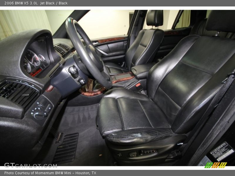 Jet Black / Black 2006 BMW X5 3.0i