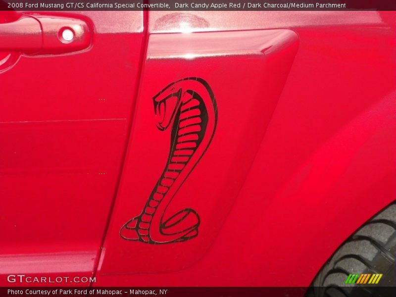 Dark Candy Apple Red / Dark Charcoal/Medium Parchment 2008 Ford Mustang GT/CS California Special Convertible