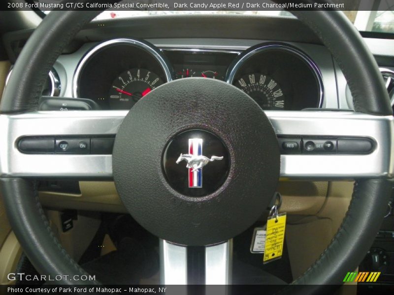 Dark Candy Apple Red / Dark Charcoal/Medium Parchment 2008 Ford Mustang GT/CS California Special Convertible