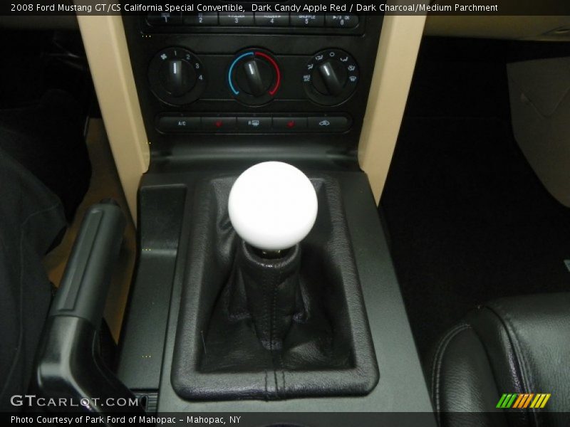 Dark Candy Apple Red / Dark Charcoal/Medium Parchment 2008 Ford Mustang GT/CS California Special Convertible