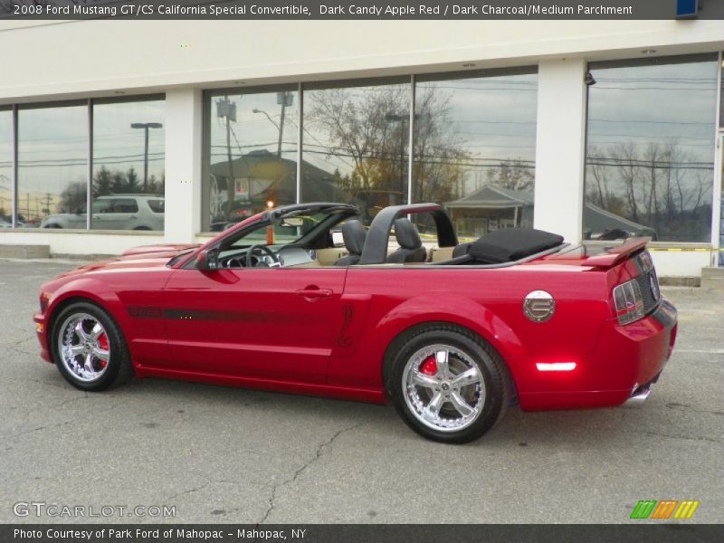 Dark Candy Apple Red / Dark Charcoal/Medium Parchment 2008 Ford Mustang GT/CS California Special Convertible