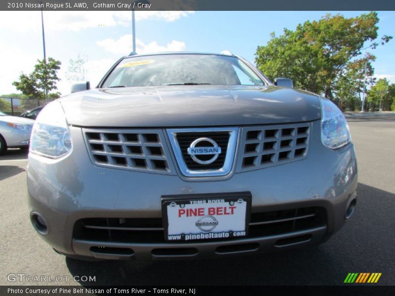 Gotham Gray / Gray 2010 Nissan Rogue SL AWD