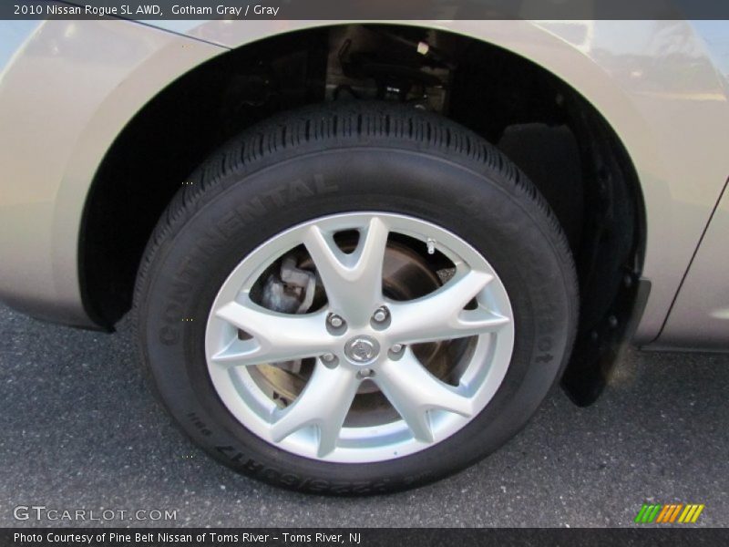 Gotham Gray / Gray 2010 Nissan Rogue SL AWD