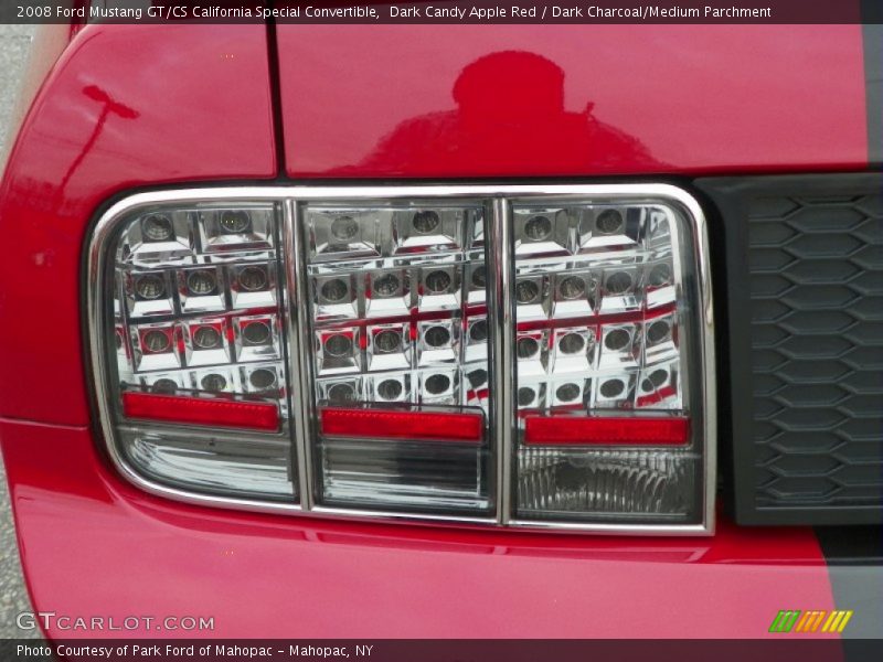 Dark Candy Apple Red / Dark Charcoal/Medium Parchment 2008 Ford Mustang GT/CS California Special Convertible