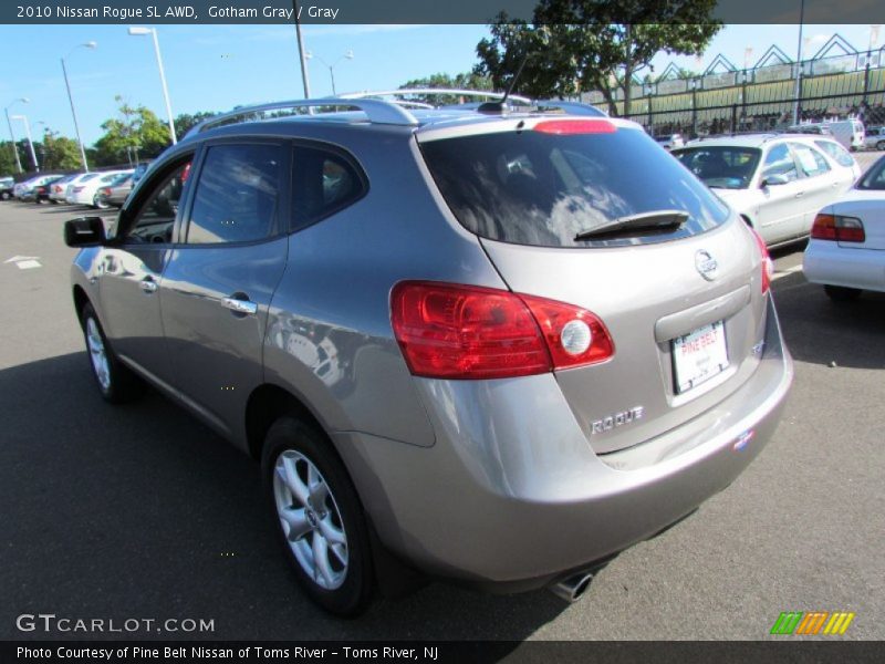 Gotham Gray / Gray 2010 Nissan Rogue SL AWD