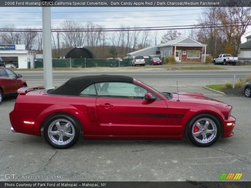 Dark Candy Apple Red / Dark Charcoal/Medium Parchment 2008 Ford Mustang GT/CS California Special Convertible